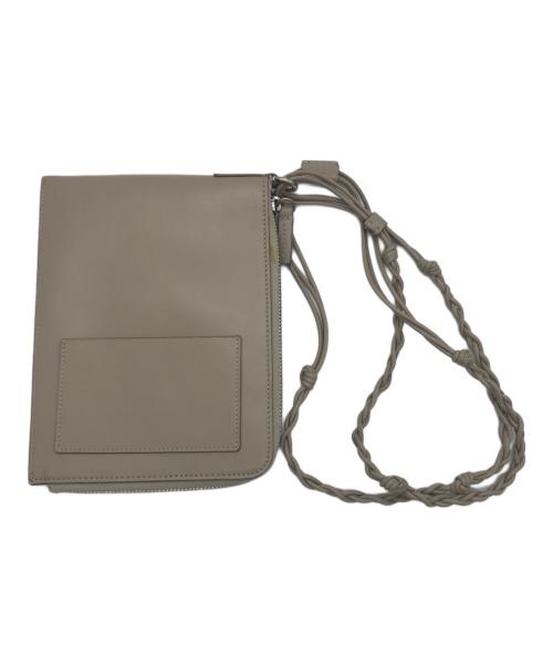 JIL SANDER（ジルサンダー）JIL SANDER (ジルサンダー) TANGLE PASSPORT HOLDER アイボリーの古着・服飾アイテム