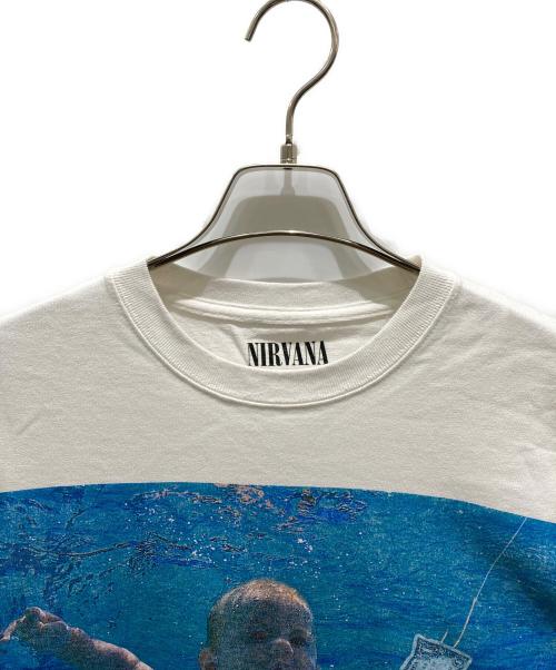 FREAK'S STORE（フリークスストア）FREAK'S STORE (フリークスストア) 「NIRVANA」 NEVERMIND TEE ホワイト サイズ:XLの古着・服飾アイテム