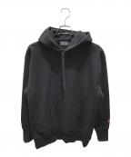 Hysteric Glamourヒステリックグラマー）の古着「SEE NO EVILワッペン パーカー　02243CF07」｜ブラック