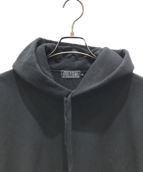 Hysteric Glamour（ヒステリックグラマー）Hysteric Glamour (ヒステリックグラマー) SEE NO EVILワッペン パーカー　02243CF07 ブラック サイズ:XLの古着・服飾アイテム