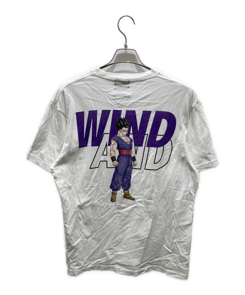 WIND AND SEA（ウィンダンシー）WIND AND SEA (ウィンダンシー) プリントTシャツ　WDS-C-DB-23-Q1-06　ドラゴンボールコラボ ホワイト サイズ:Lの古着・服飾アイテム