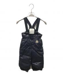 MONCLER（モンクレール）の古着「ダウンサロペット　19MJ376240　 ルーマニア製 代理無」｜ネイビー