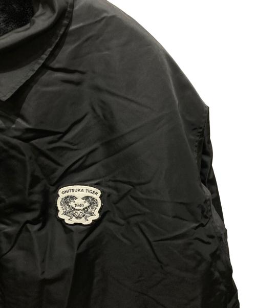 Onitsuka Tiger（オニツカタイガー）Onitsuka Tiger (オニツカタイガー) PADDED COACH JACKET ブラック サイズ:Lの古着・服飾アイテム