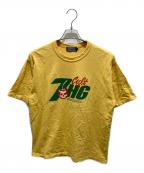 Hysteric Glamourヒステリックグラマー）の古着「7HG Tシャツ　02231CT07」｜イエロー