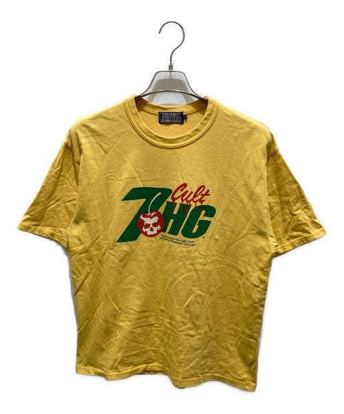 Hysteric Glamour（ヒステリックグラマー）Hysteric Glamour (ヒステリックグラマー) 7HG Tシャツ　02231CT07 イエロー サイズ:Lの古着・服飾アイテム