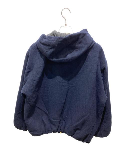 ONE FIFTH（ワンフィフス）ONE FIFTH (ワンフィフス) メルトン ウール 中綿 パーカー ネイビー サイズ:3の古着・服飾アイテム