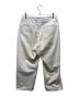 UNIVERSAL PRODUCTS. (ユニバーサルプロダクツ) No Tuck Wide Denim Trousers　194-60504 ホワイト サイズ:2：5000円