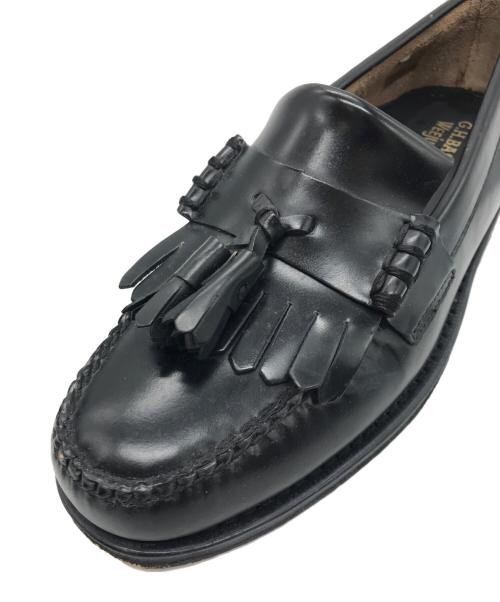 G.H.BASS（ジーエイチバス）G.H.BASS (ジーエイチバス) LAYTON KILTIE MOC II TASSEL LOAFER　BA11025H ブラック サイズ:6.5の古着・服飾アイテム