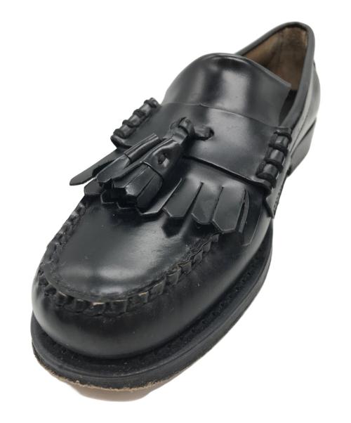 G.H.BASS（ジーエイチバス）G.H.BASS (ジーエイチバス) LAYTON KILTIE MOC II TASSEL LOAFER　BA11025H ブラック サイズ:6.5の古着・服飾アイテム