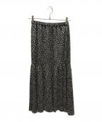 UN3D.アンスリード）の古着「ドットスカート」｜ブラック