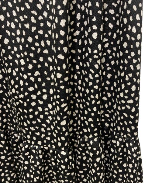 UN3D.（アンスリード）UN3D. (アンスリード) ドットスカート ブラック サイズ:Fの古着・服飾アイテム