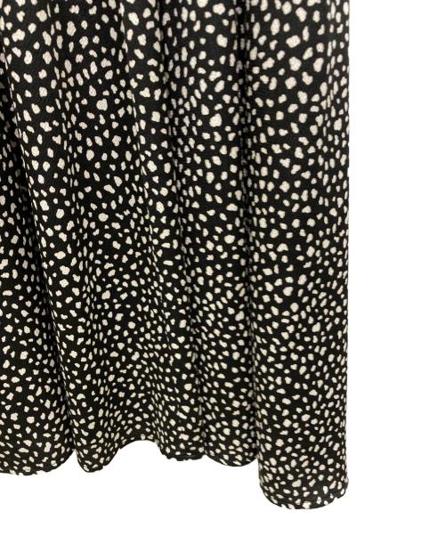 UN3D.（アンスリード）UN3D. (アンスリード) ドットスカート ブラック サイズ:Fの古着・服飾アイテム