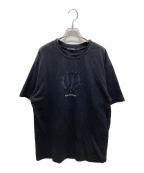 LIMI feuリミフゥ）の古着「NON-PARTISAN Tシャツ　LN-T38-056」｜ブラック