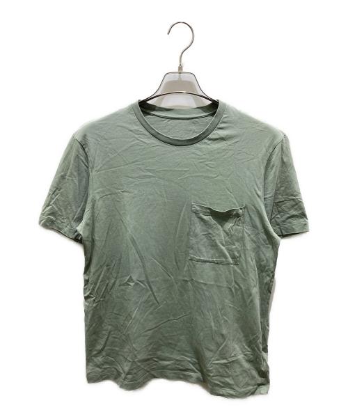 OAMC（オーエーエムシー）OAMC (オーエーエムシー) ROSEDALE T-SHIRT KNITTED グリーン サイズ:XSの古着・服飾アイテム