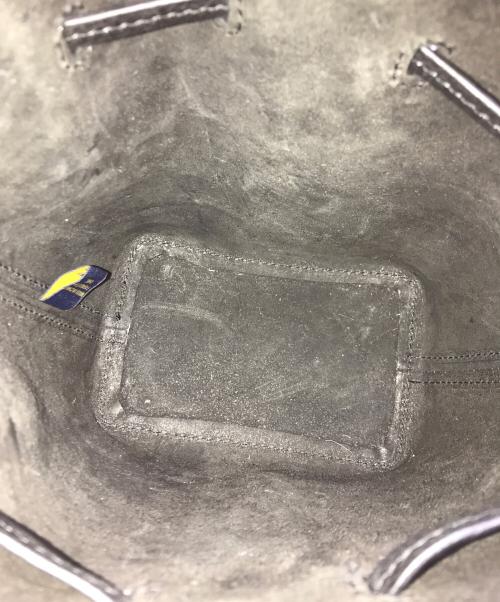 POLO RALPH LAUREN（ポロ・ラルフローレン）POLO RALPH LAUREN (ポロ・ラルフローレン) レザーショルダーバッグ ブラックの古着・服飾アイテム