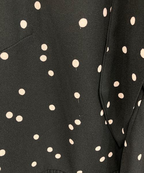 Kate Spade（ケイトスペード）Kate Spade (ケイトスペード) 総柄ワンピース ブラックの古着・服飾アイテム