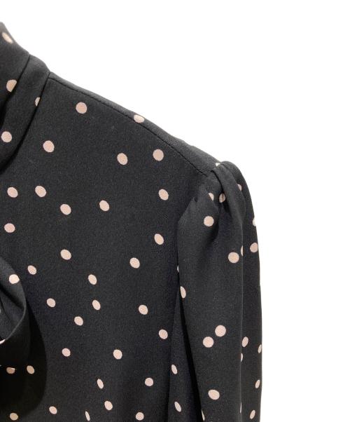 Kate Spade（ケイトスペード）Kate Spade (ケイトスペード) 総柄ワンピース ブラックの古着・服飾アイテム