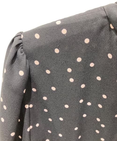 Kate Spade（ケイトスペード）Kate Spade (ケイトスペード) 総柄ワンピース ブラックの古着・服飾アイテム