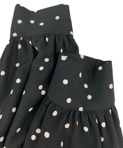 Kate Spade（ケイトスペード）Kate Spade (ケイトスペード) 総柄ワンピース ブラックの古着・服飾アイテム