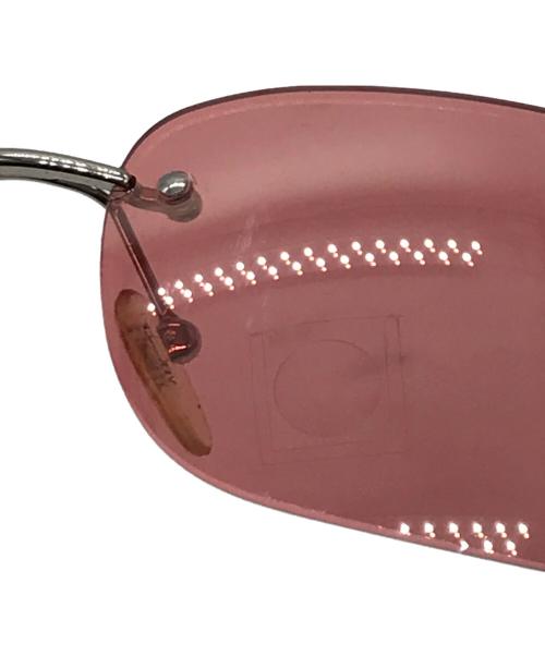 VERSACE（ヴェルサーチェ）VERSACE (ヴェルサーチ) サングラス　	N67 レッドの古着・服飾アイテム