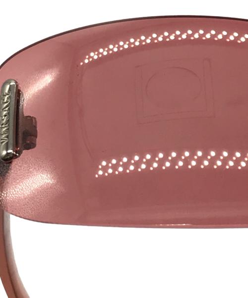 VERSACE（ヴェルサーチェ）VERSACE (ヴェルサーチ) サングラス　	N67 レッドの古着・服飾アイテム