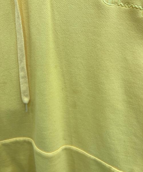 Champion（チャンピオン）Champion (チャンピオン) プルオーバーパーカー イエロー サイズ:Lの古着・服飾アイテム