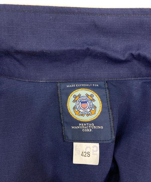 US ARMY（ユーエスアーミー）US ARMY (ユーエスアーミー) ユーティリティシャツ ネイビー サイズ:42Sの古着・服飾アイテム