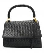 BOTTEGA VENETAボッテガベネタ）の古着「ショルダーバッグ　700012　オリンピア」｜ブラック