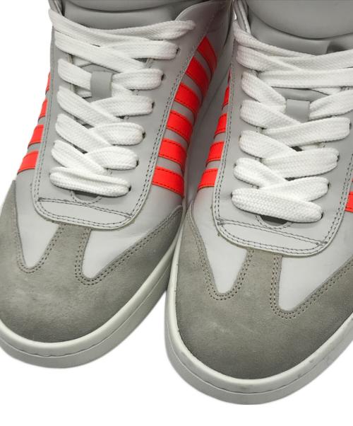 DSQUARED2（ディースクエアード）DSQUARED2 (ディースクエアード) ‘Boxer’ high-top sneakers グレー×オレンジ サイズ:44の古着・服飾アイテム