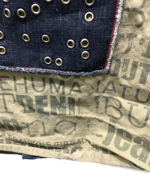 MARITHE+FRANCOIS GIRBAUD（マリテフランソワジルボー）MARITHE+FRANCOIS GIRBAUD (マリテフランソワジルボー) リメイクデニムシャツ インディゴ サイズ:XLの古着・服飾アイテム