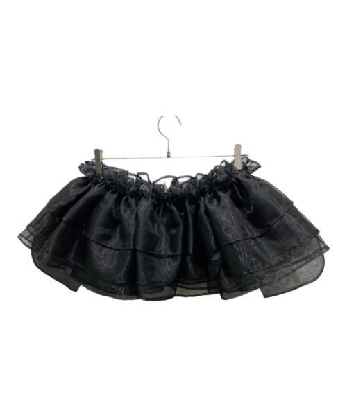 BELPER（ベルパー）BELPER (ベルパー) FRILLS BELT BAG　2019-0324 ブラック サイズ:Fの古着・服飾アイテム