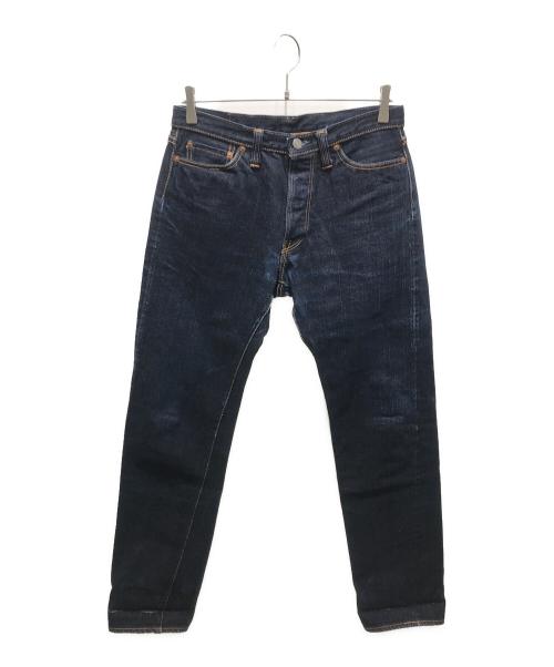 THE FLAT HEAD（ザ・フラットヘッド）THE FLAT HEAD (ザ・フラットヘッド) 14.5oz テーパードストレート ジーンズ　3009 インディゴ サイズ:33の古着・服飾アイテム