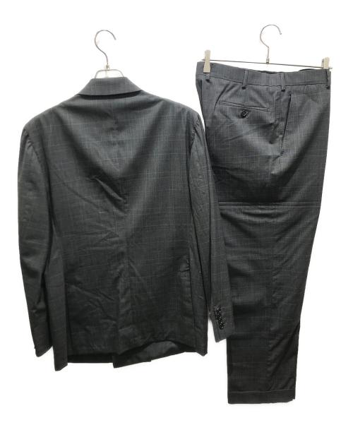 ISETAN MEN'S（イセタンメンズ）ISETAN MEN'S (イセタンメンズ) Belvest (ベルヴェスト) ダブルブレストセットアップスーツ　A70615S　イタリア製 Super150's グレー サイズ:50の古着・服飾アイテム