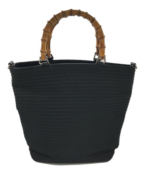 GUCCI（グッチ）GUCCI (グッチ) ハンドバッグ　00219980441 ブラックの古着・服飾アイテム