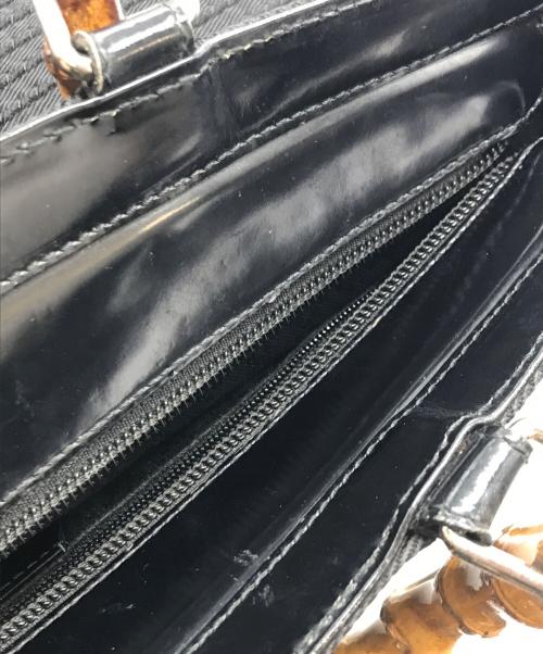 GUCCI（グッチ）GUCCI (グッチ) ハンドバッグ　00219980441 ブラックの古着・服飾アイテム