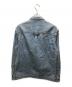 DIESEL (ディーゼル) All Over Logo Oversized Denim Jacket　D-LATE インディゴ サイズ:L：12000円
