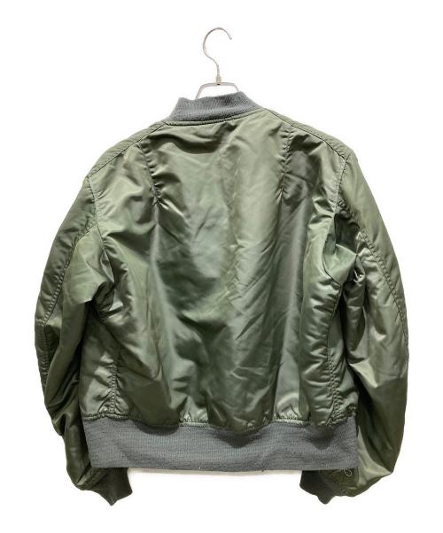 ALPHA（アルファ）ALPHA (アルファ) フライトジャケット カーキ サイズ:Lの古着・服飾アイテム