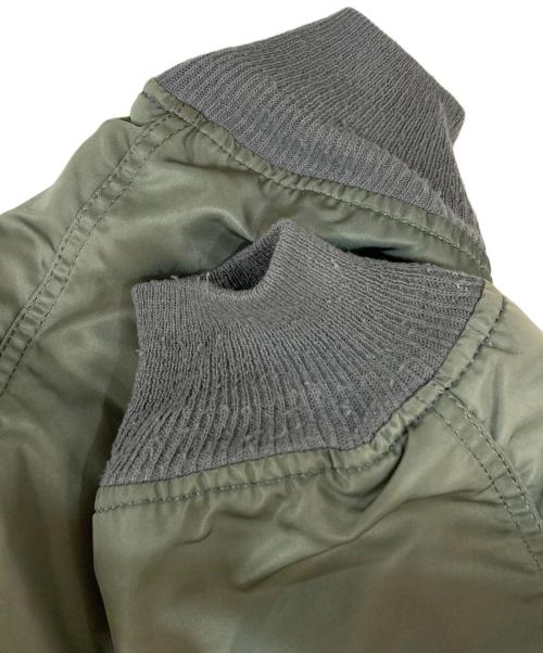 ALPHA（アルファ）ALPHA (アルファ) フライトジャケット カーキ サイズ:Lの古着・服飾アイテム