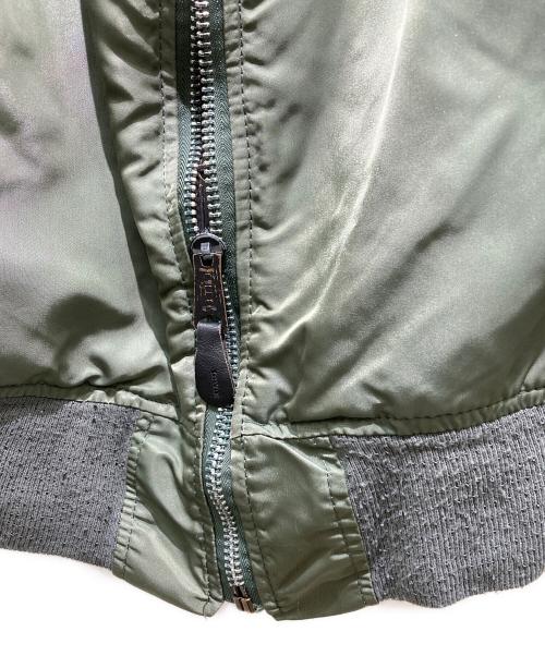 ALPHA（アルファ）ALPHA (アルファ) フライトジャケット カーキ サイズ:Lの古着・服飾アイテム