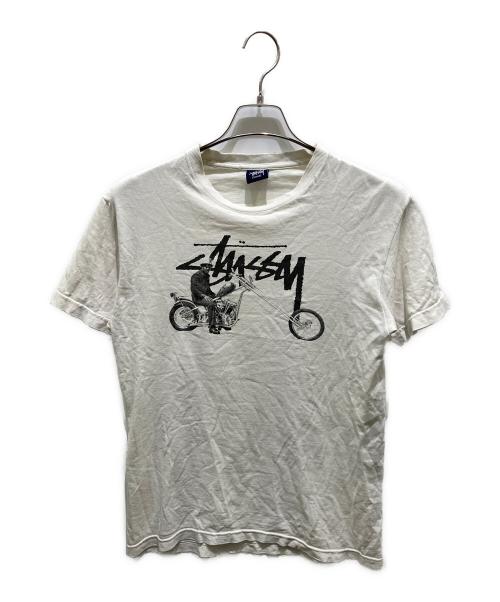 stussy（ステューシー）stussy (ステューシー) 半袖Tシャツ　OLD ホワイト サイズ:Sの古着・服飾アイテム