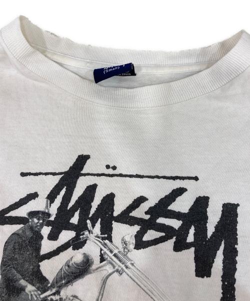 stussy（ステューシー）stussy (ステューシー) 半袖Tシャツ　OLD ホワイト サイズ:Sの古着・服飾アイテム