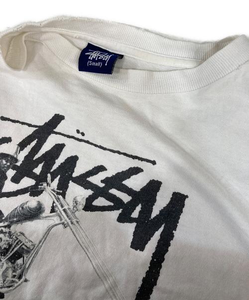 stussy（ステューシー）stussy (ステューシー) 半袖Tシャツ　OLD ホワイト サイズ:Sの古着・服飾アイテム