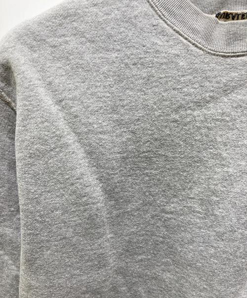 AURALEE（オーラリー）AURALEE (オーラリー) クルーネックスウェット グレー サイズ:3の古着・服飾アイテム