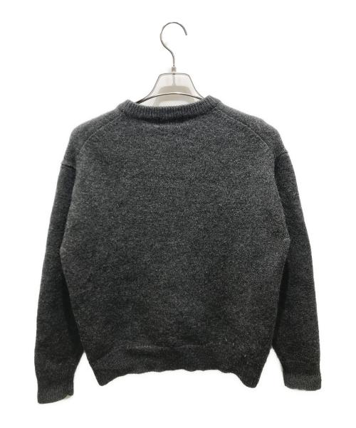 CHAPS RALPH LAUREN（チャップス ラルフローレン）CHAPS RALPH LAUREN (チャップス ラルフローレン) 星条旗ウールクルーネックニット　 90’S 日登美ライセンス グレー サイズ:Lの古着・服飾アイテム