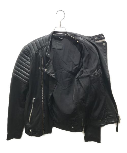 ALL SAINTS（オールセインツ）ALL SAINTS (オールセインツ) レザージャケット ブラック サイズ:Sの古着・服飾アイテム