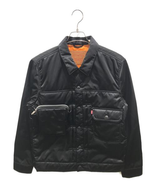 LEVI'S（リーバイス）LEVI'S (リーバイス) PORTER (ポーター) TANKER TYPEⅡ TRUCKER JACKET　17434-0002 ブラック サイズ:Sの古着・服飾アイテム