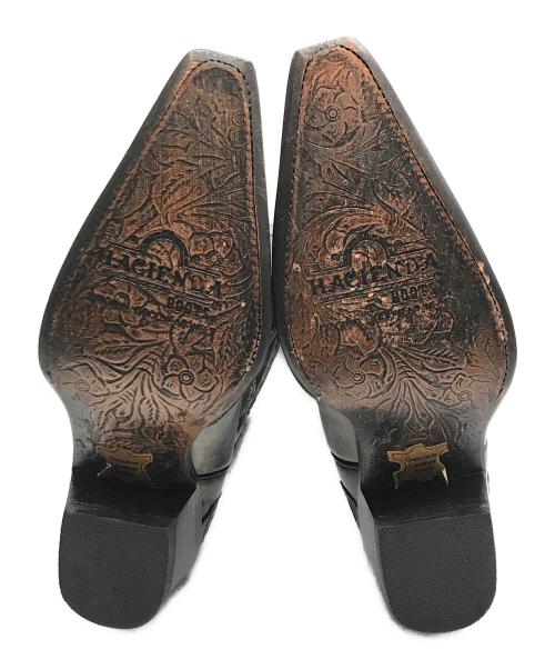 HACIENDA（ハシエンダ）HACIENDA (ハシエンダ) ウェスタンブーツ グレー サイズ:6の古着・服飾アイテム