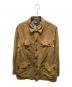 POLO RALPH LAUREN（ポロ・ラルフローレン）の古着「スエードシャツジャケット　 イタリア製 ゴートスキン」｜ベージュ