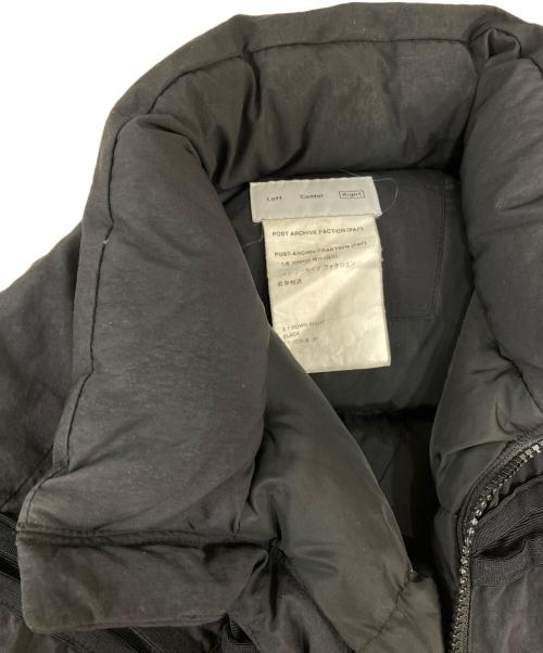 POST ARCHIVE FACTION (PAF)（ポストアーカイブファクション）POST ARCHIVE FACTION (PAF) (ポストアーカイブファクション) 3.1 DOWN RIGHT ブラック サイズ:Sの古着・服飾アイテム