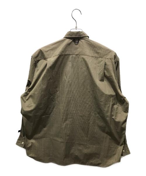 DAIWA PIER39（ダイワ ピア39）DAIWA PIER39 (ダイワ ピア39) Tech Work Shirts　BE-86022 ブラウン サイズ:Sの古着・服飾アイテム